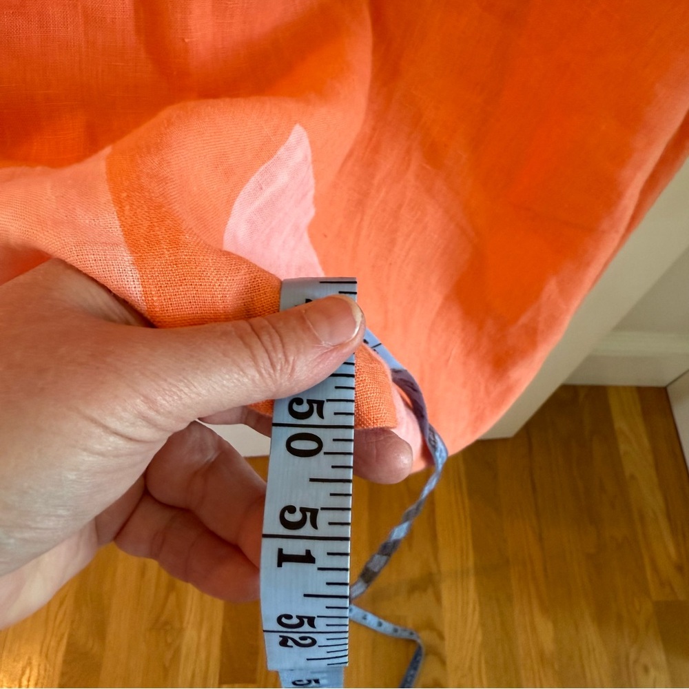 Block Shop Textiles Dot Dash Robe in Apricot XXL-XXXL Petite - Picture 8 of 8